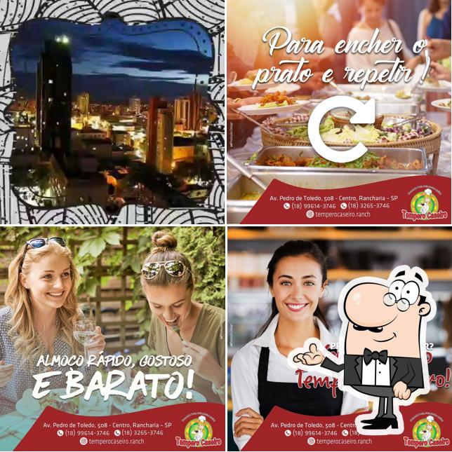 O interior do Tempero Caseiro