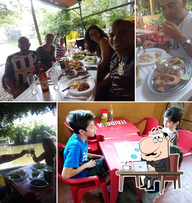 O interior do Pesqueiro Juarez & Irene Restaurante