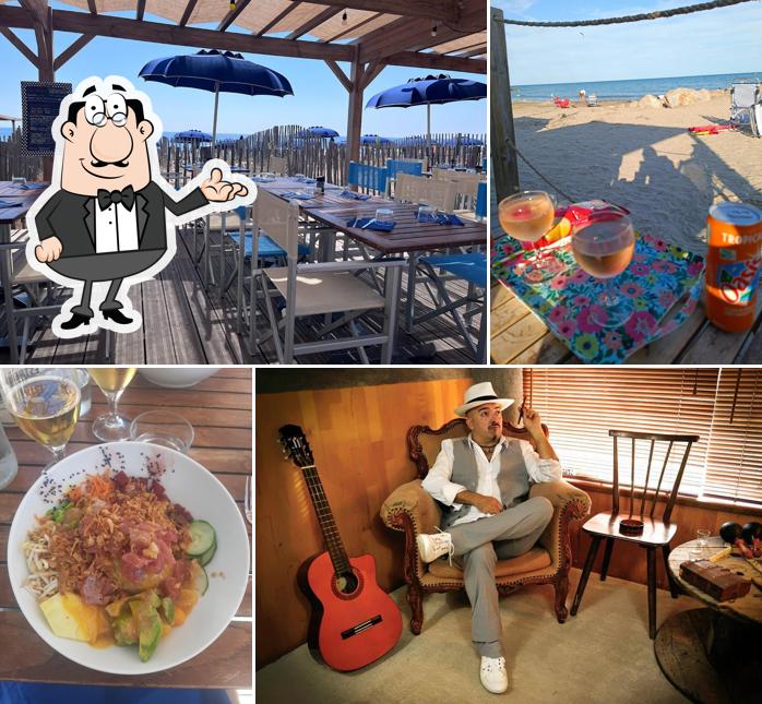 Installez-vous à l'une des tables de La Pirogue