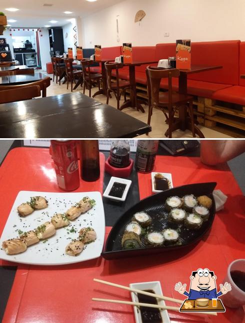 Comida em Megumi Temakeria