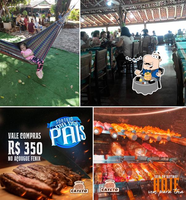 Comida em Restaurante Toca do Cateto