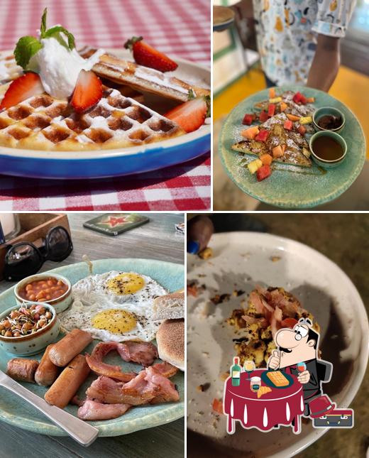 Waffles at Mimi's Kitchen & Bar