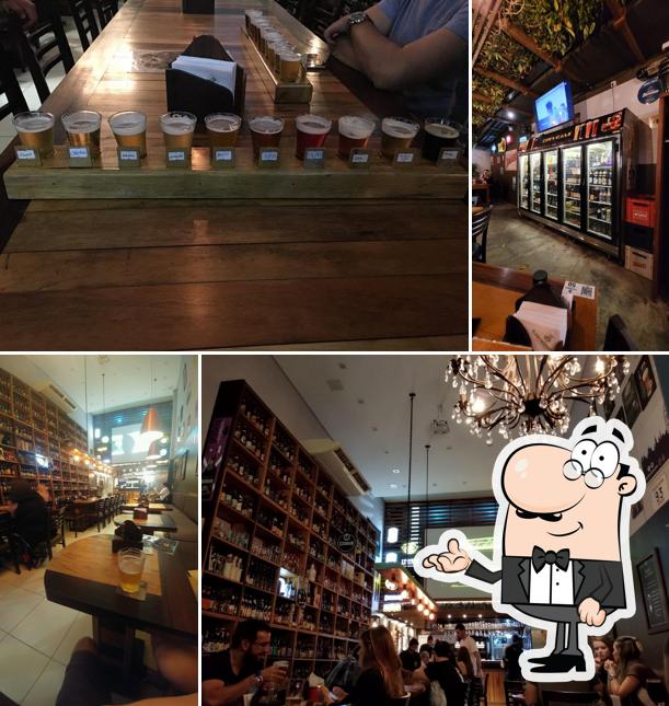 O interior do Bar Ilustríssimo - Cerveja e Amigos