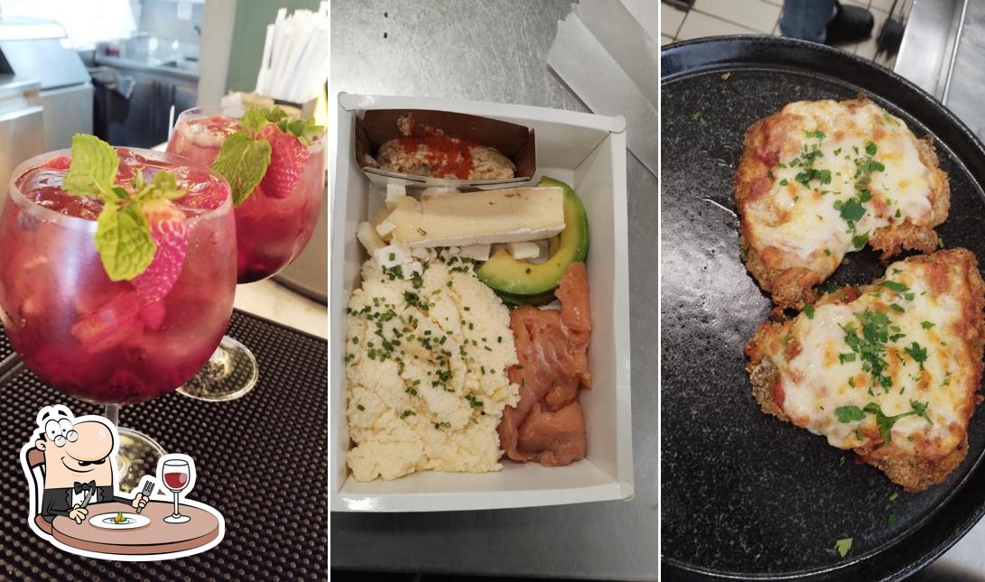 Comida em Tea Connection Itaim