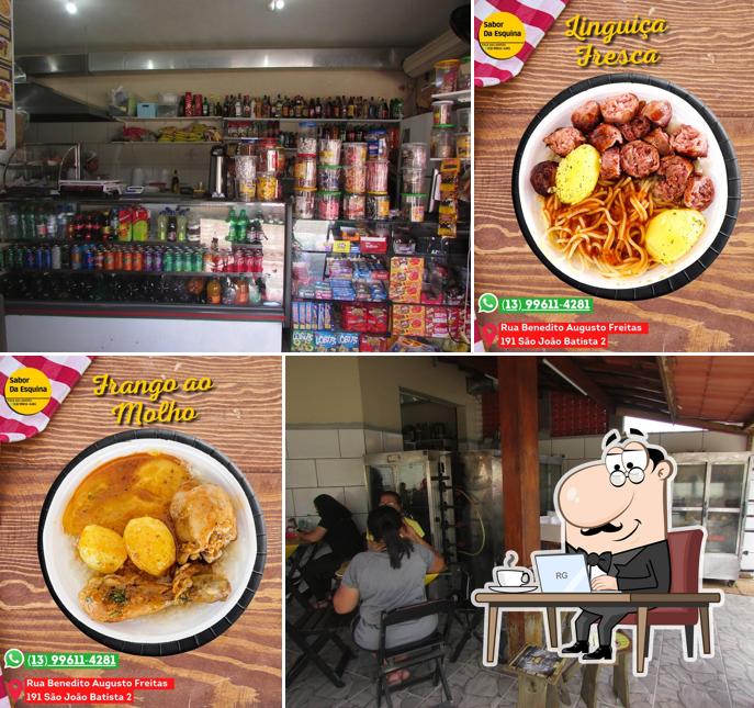 Veja imagens do interior do Sabor da Esquina