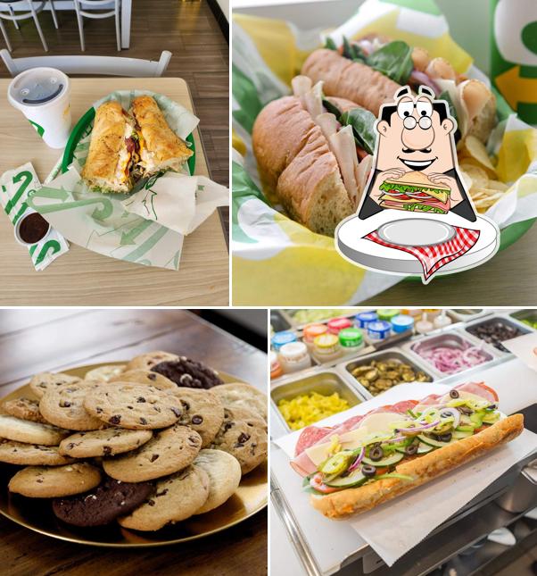 Clube sanduíches em Subway