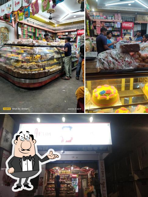 The interior of SLV Bengaluru Iyyanagar Bakery Rayagada