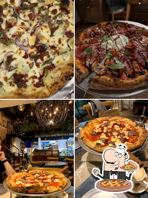 Commandez différents types de pizzas