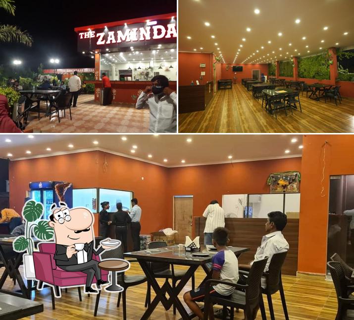 The interior of ZAMINDAAR DHABA