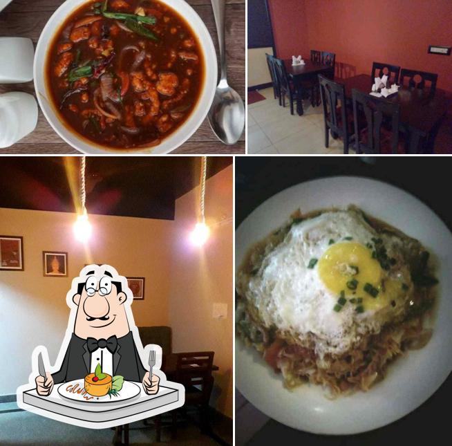 The picture of food and interior at HAPPY BELLY