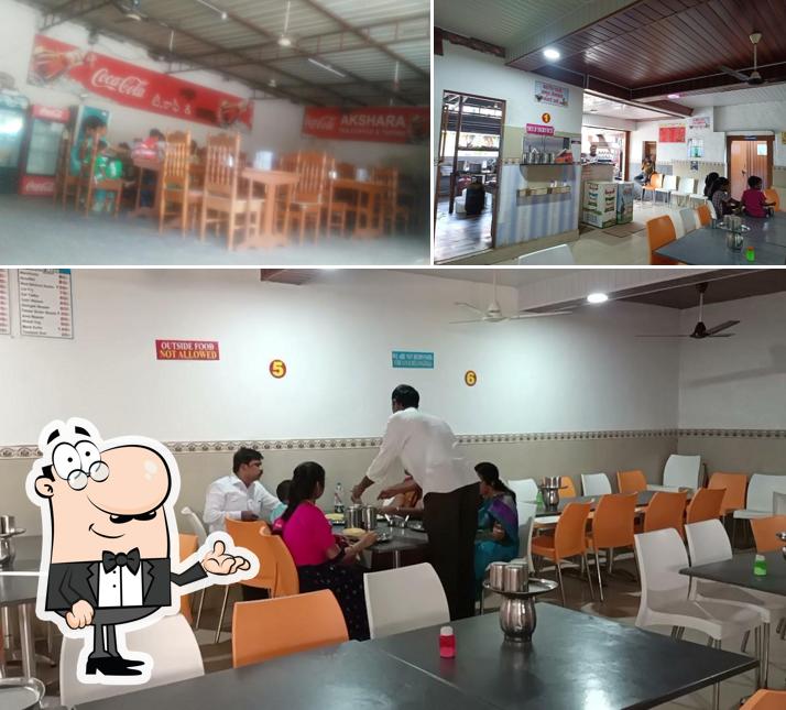 The interior of Ruchi Mess