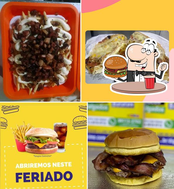 Hambúrguer em Digo's Lanches