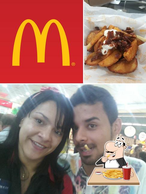 Experimente batatas fritas no McDonald's