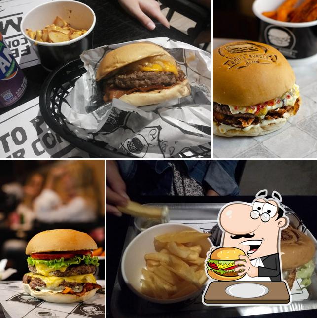 Delicie-se com um hambúrguer no Bro's Burger