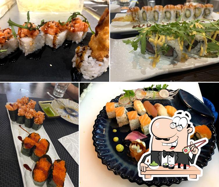 Ordina le diverse opzioni di sushi
