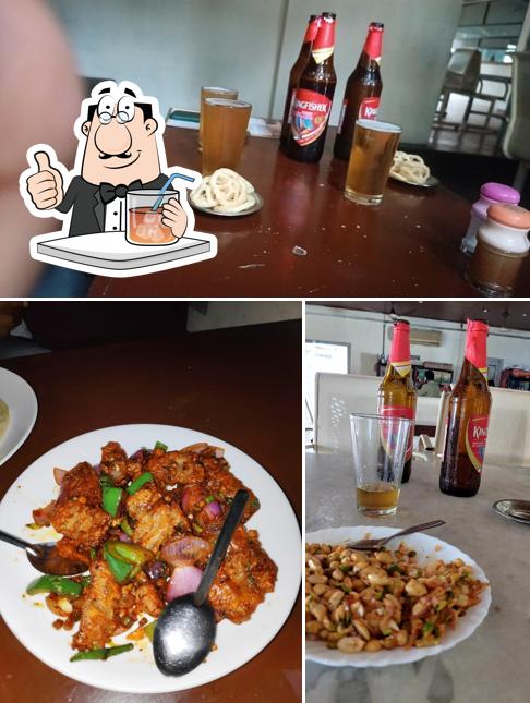 This is the photo displaying drink and food at Volga Beer And Wine