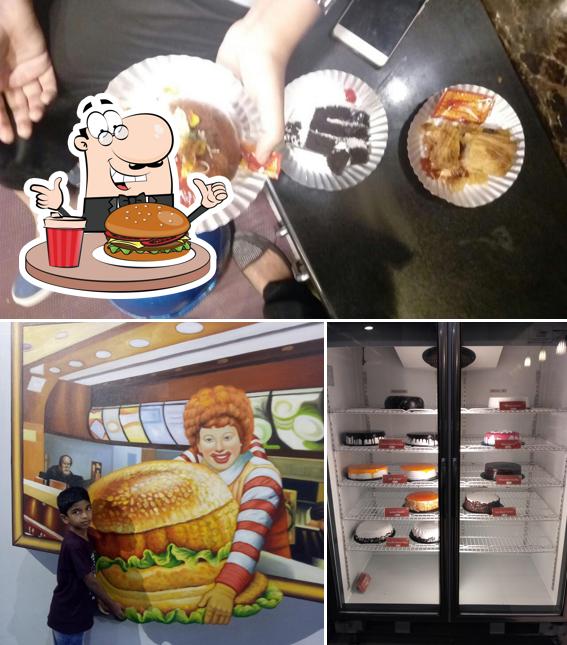 Get a burger at Aahaar Cake of The Day