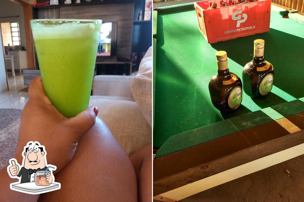 Prove uma bebida do menu