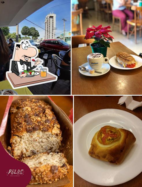 Comida em Polos Pães e Doces