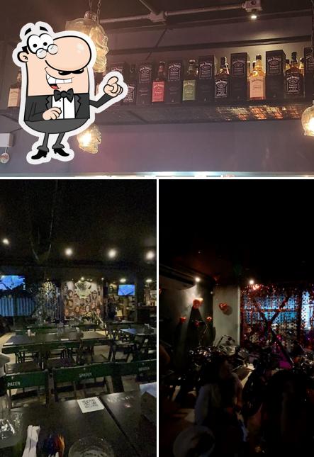 Veja imagens do interior do Old 88 Garage e Don Loiola Meat Moto Bar