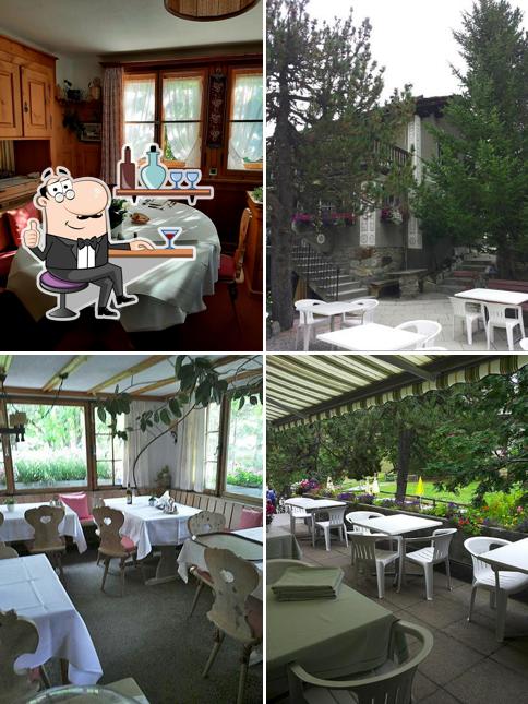 Gli interni di Pension & Restaurant Crasta