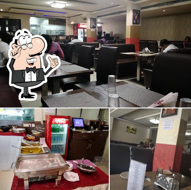 The interior of Tulasi Veg Restaurant