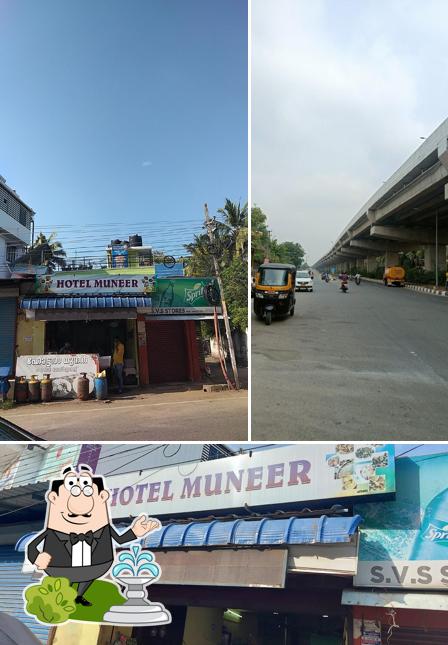 The exterior of Hotel Muneer