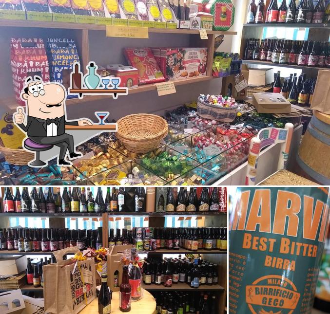 La interni e birra del ristorante