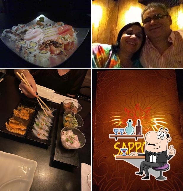 O interior do Sapporo