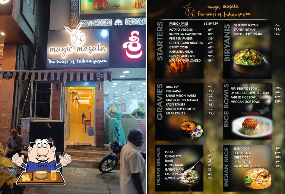 Meals at Magic Masala, The house of Indian fusion