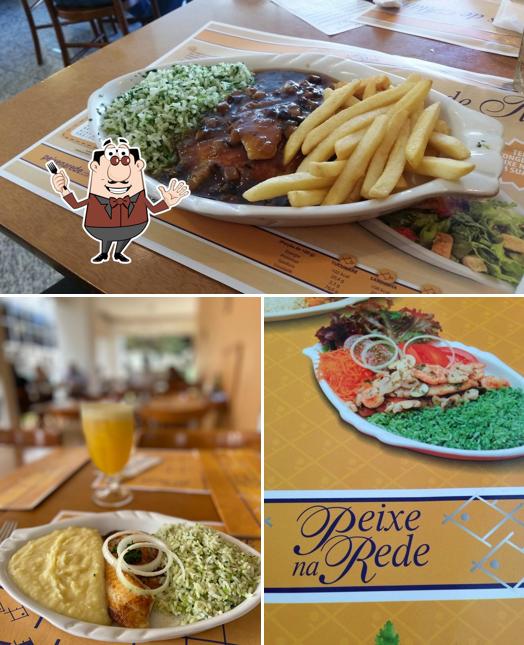 Comida em Peixe Na Rede