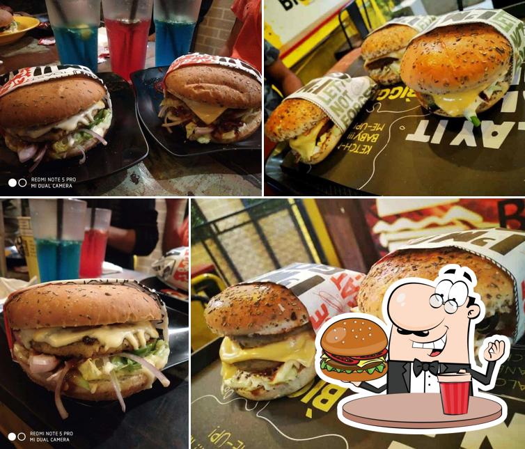 Get a burger at Biggies Burger