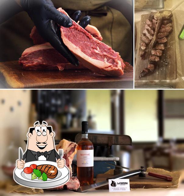 Bistecca al La Fiamma Griglieria Steakhouse specializzata nella maturazione della carne