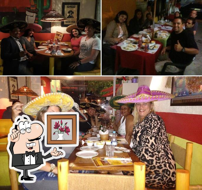 O interior do Taco & Chilli