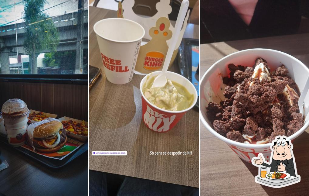Comida em Burger King