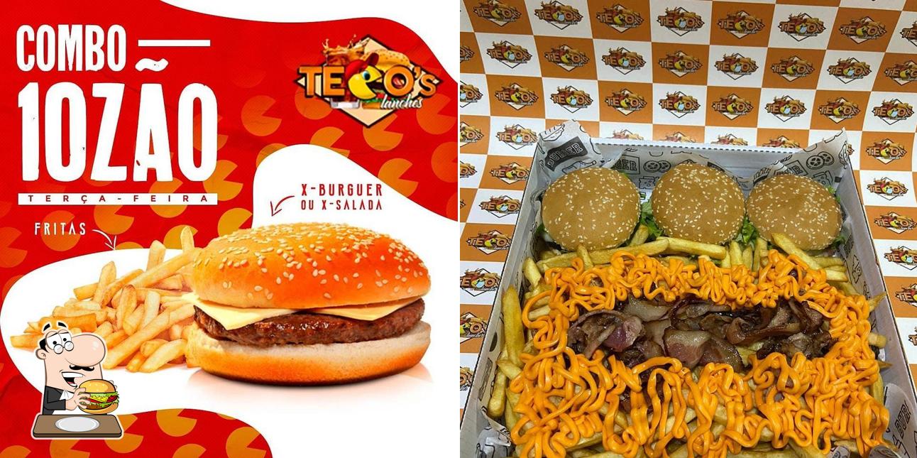 Delicie-se com um hambúrguer no Teco's Lanches
