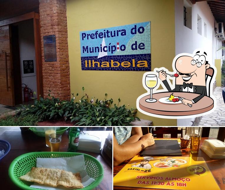 Comida em Pastel do Zé