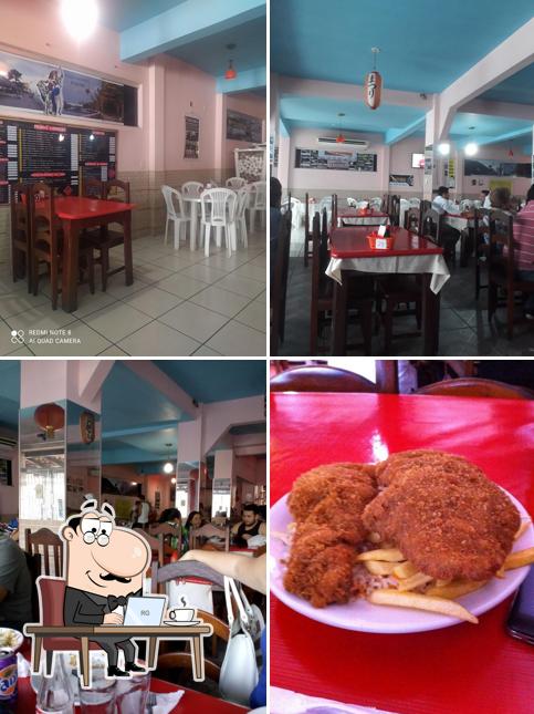 Sente em uma das mesas no Ok Yakissoba