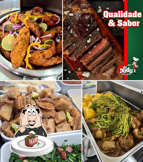 Bolo de chocolate em Du Dudu kilo grill