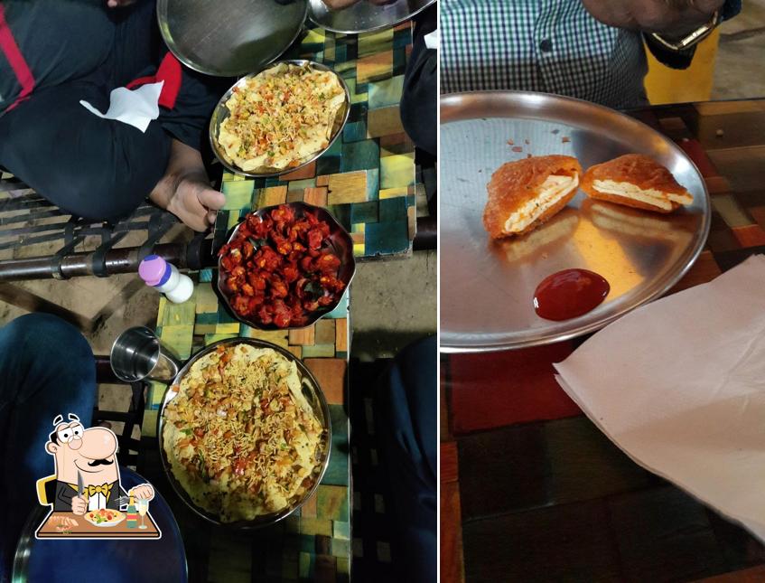 Food at Rajasthani Dhaba