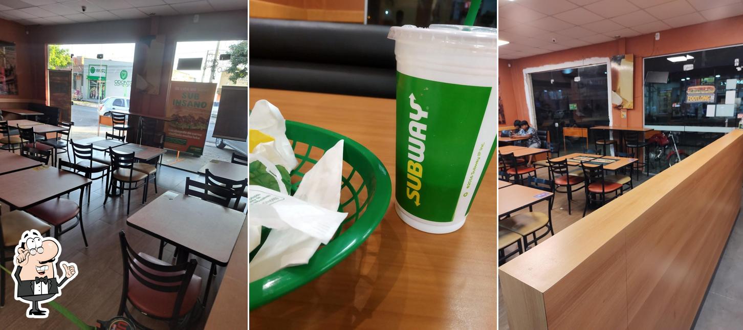 Veja imagens do interior do Subway