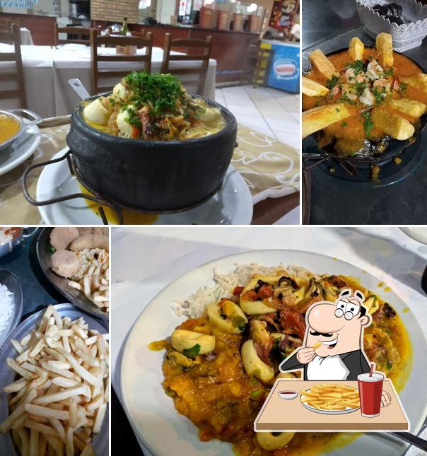 Batata frita em Restaurante e Pizzaria Marlin Azul