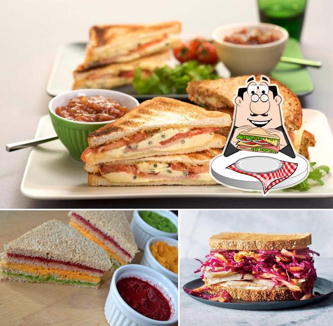 Club sandwich at Chaska Cafe