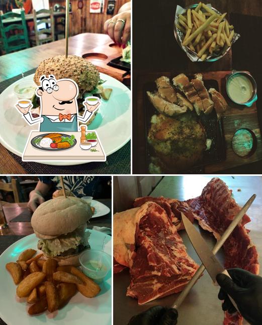 Platos en Labareda Burger