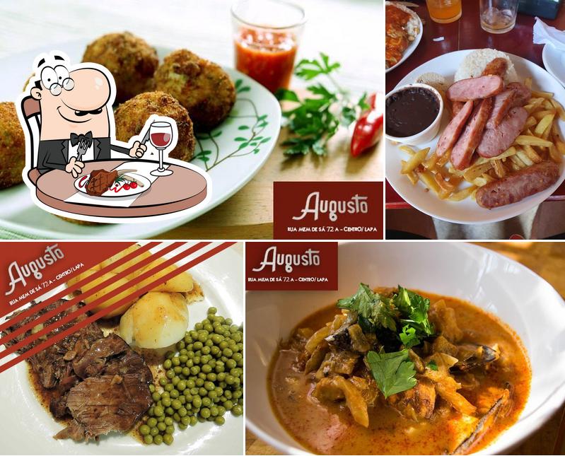 Prove refeições de carne no Bar do Augusto Pizzaria