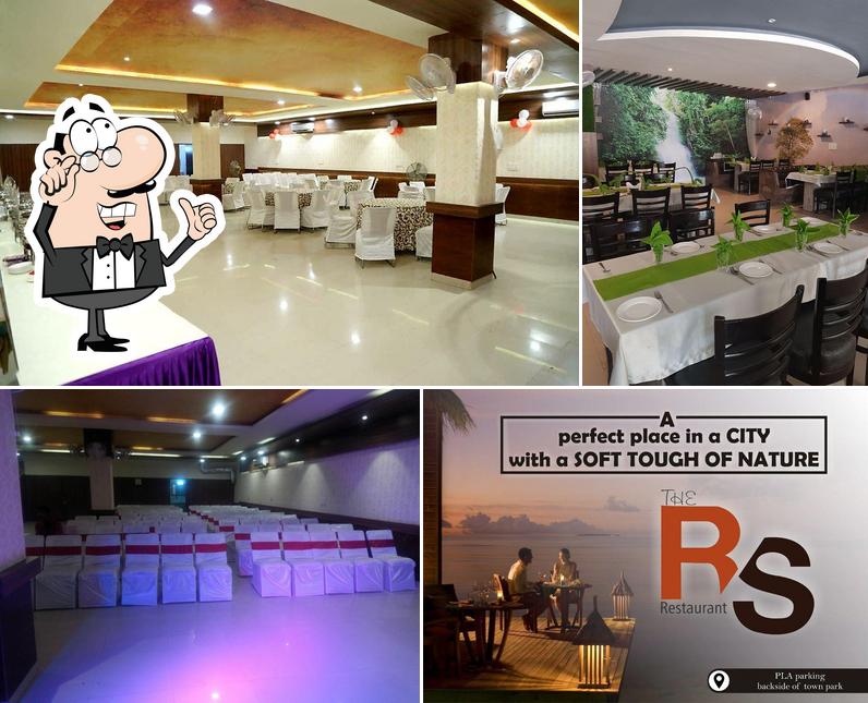 The interior of D'vine Restaurant Best Veg Restaurant Banquet Hall