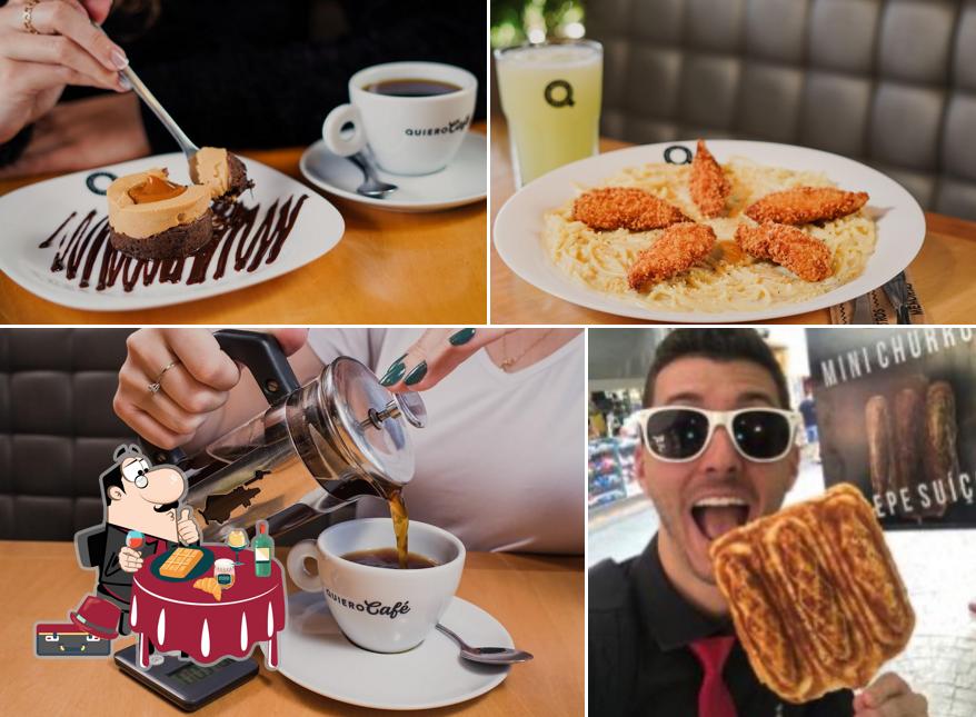 Waffles em Quiero Café