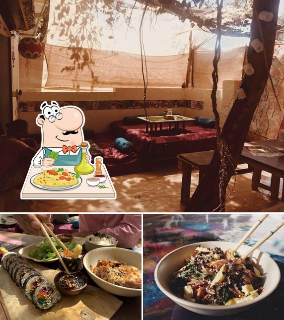 Among various things one can find food and interior at Bibimbowl