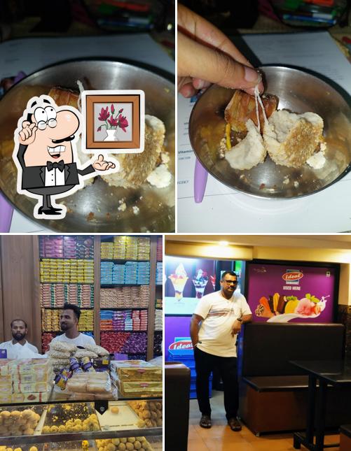 This is the picture depicting interior and food at BR BAKERY ICE CREAM PARLOUR