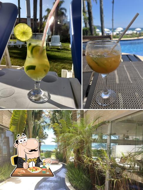 Platos en Pousada Alcatrazes Juquehy Hospedagem frente ao mar em São Sebastião SP